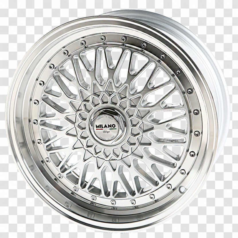 Alloy Wheel Milan Vymezovací Kroužky - Auto Part - Design Transparent PNG