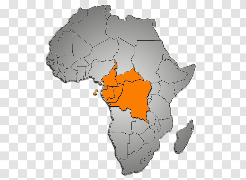 Africa World Map Transparent PNG