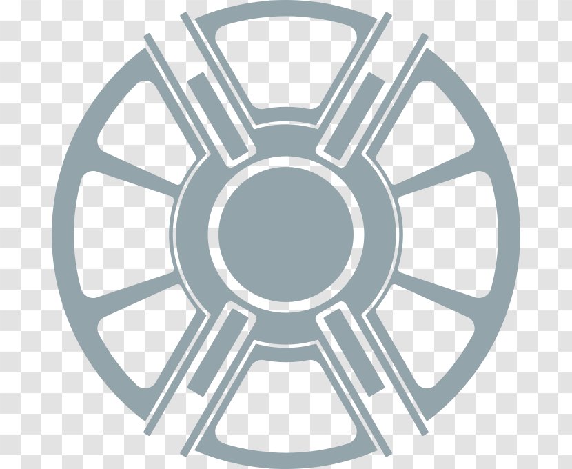 Alloy Wheel Spoke Rim Logo - White - Science Lab Transparent PNG