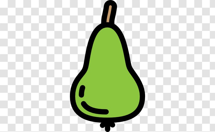 Organic Food Pear Fruit Icon - Veganism - A Transparent PNG
