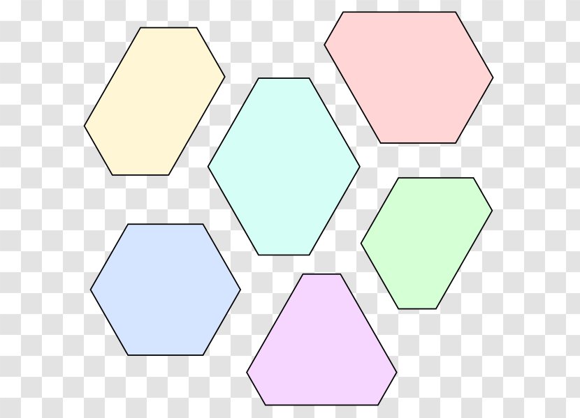Angle Equiangular Polygon Equilateral Line - Hexagons Transparent PNG