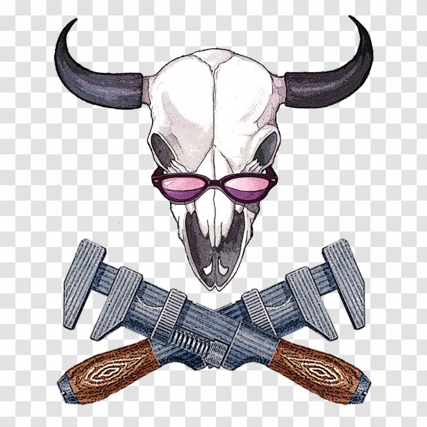 Cattle Skull Character Fiction Transparent PNG