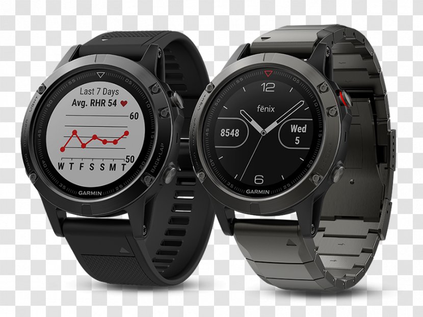 Garmin Fēnix 5 Sapphire GPS Watch Ltd. Navigation Systems Smartwatch - Approach S60 - Watchbands Transparent PNG