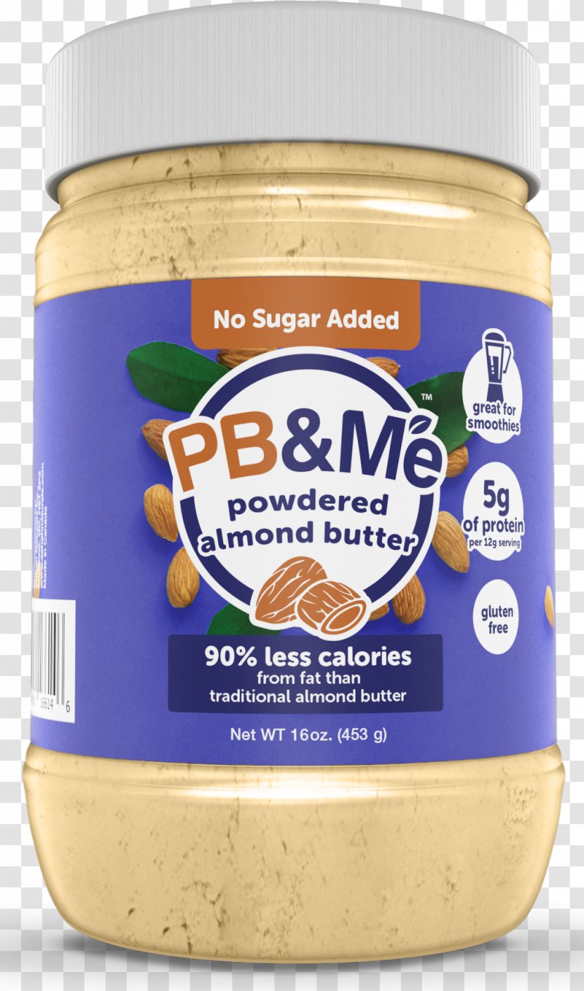 Almond Butter Peanut Nut Butters - Sugar Transparent PNG
