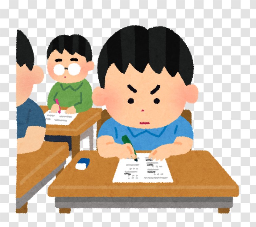 Cartoon Learning Sharing Child Desk - Homework - Education Transparent PNG