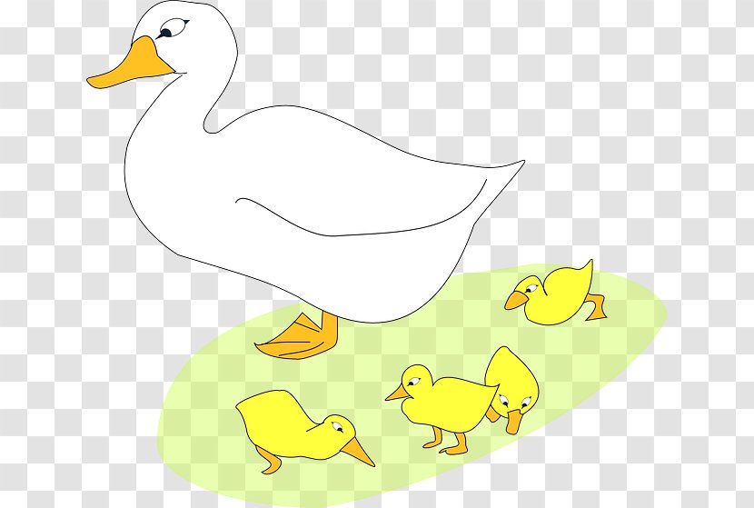 Domestic Goose Duck Clip Art - Poultry - Classic Design White Transparent PNG