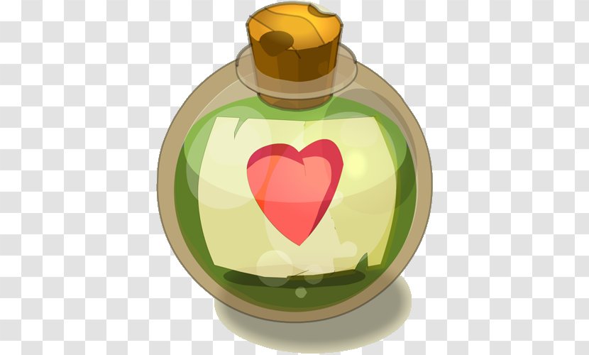 Dofus Potion Wakfu Magic Role-playing Game - Heart - Amulet Transparent PNG