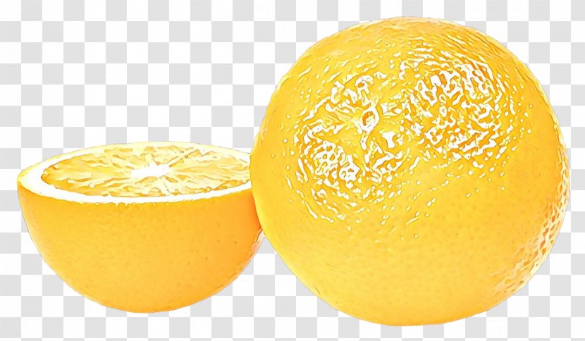 Lemon Cartoon - Orange - Vegetarian Food Galia Transparent PNG