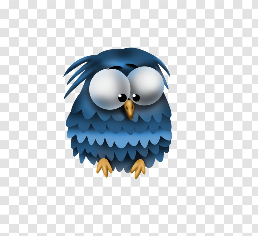 Owl Cartoon Drawing Violet - Bird Of Prey Transparent PNG