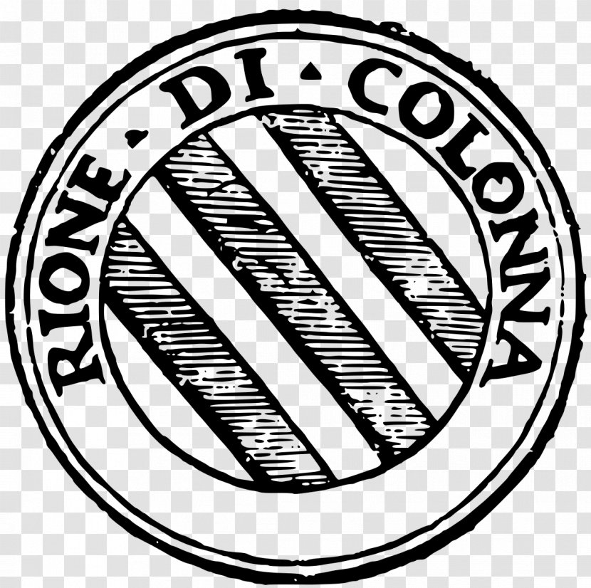 Colonna, City Of Rome Trevi Monti Rioni Parione - Symbol Transparent PNG