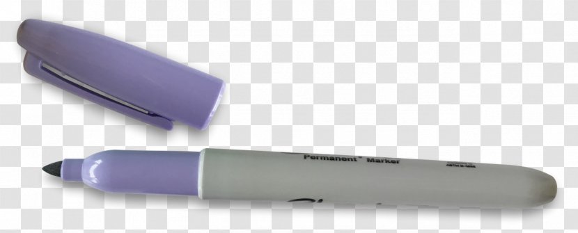 Ballpoint Pen Purple - Color Material Free To Pull Transparent PNG
