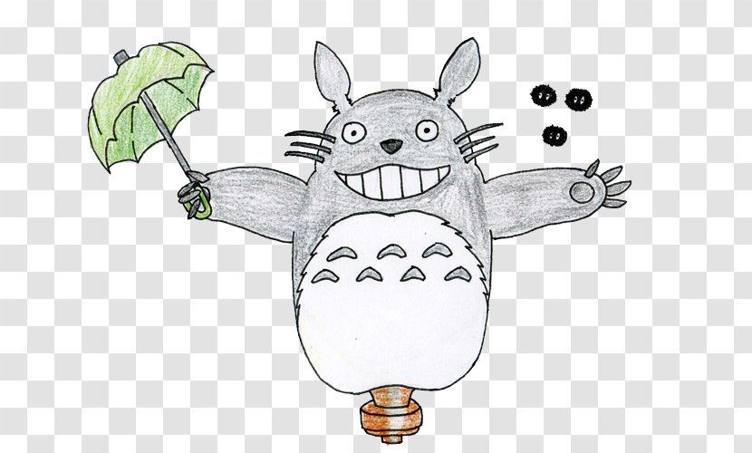 Work Of Art Drawing - Line - Totoro Transparent PNG