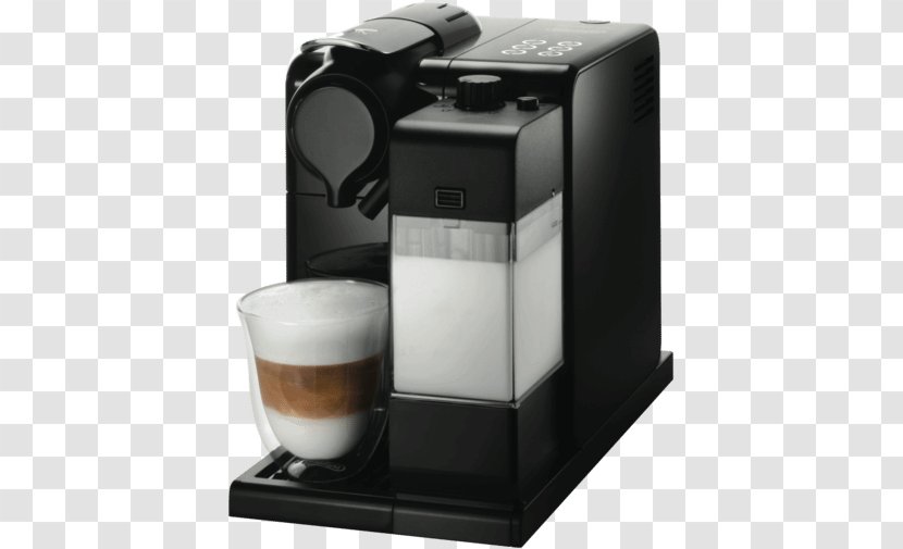 Cappuccino De'Longhi Nespresso Lattissima Touch Coffeemaker - Delonghi Coffee Bean Grinder Transparent PNG