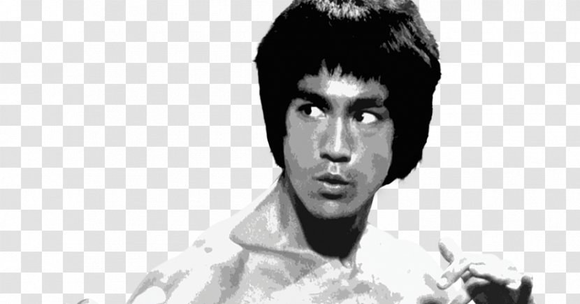 Bruce Lee Enter The Dragon Tao Of Jeet Kune Do Martial Arts - Black And White Transparent PNG