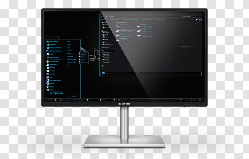 Computer Monitors Alienware Personal Desktop Computers Hardware - Television Transparent PNG