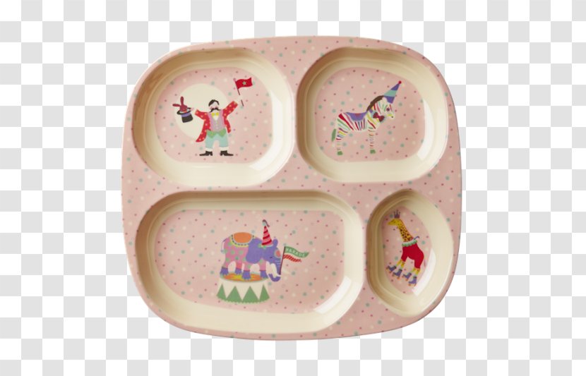 Plate Circus Child Melamine Tray - Heart - Kid Eating Transparent PNG