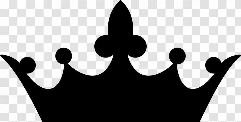 Silhouette Crown Clip Art - Queen Clipart Transparent PNG