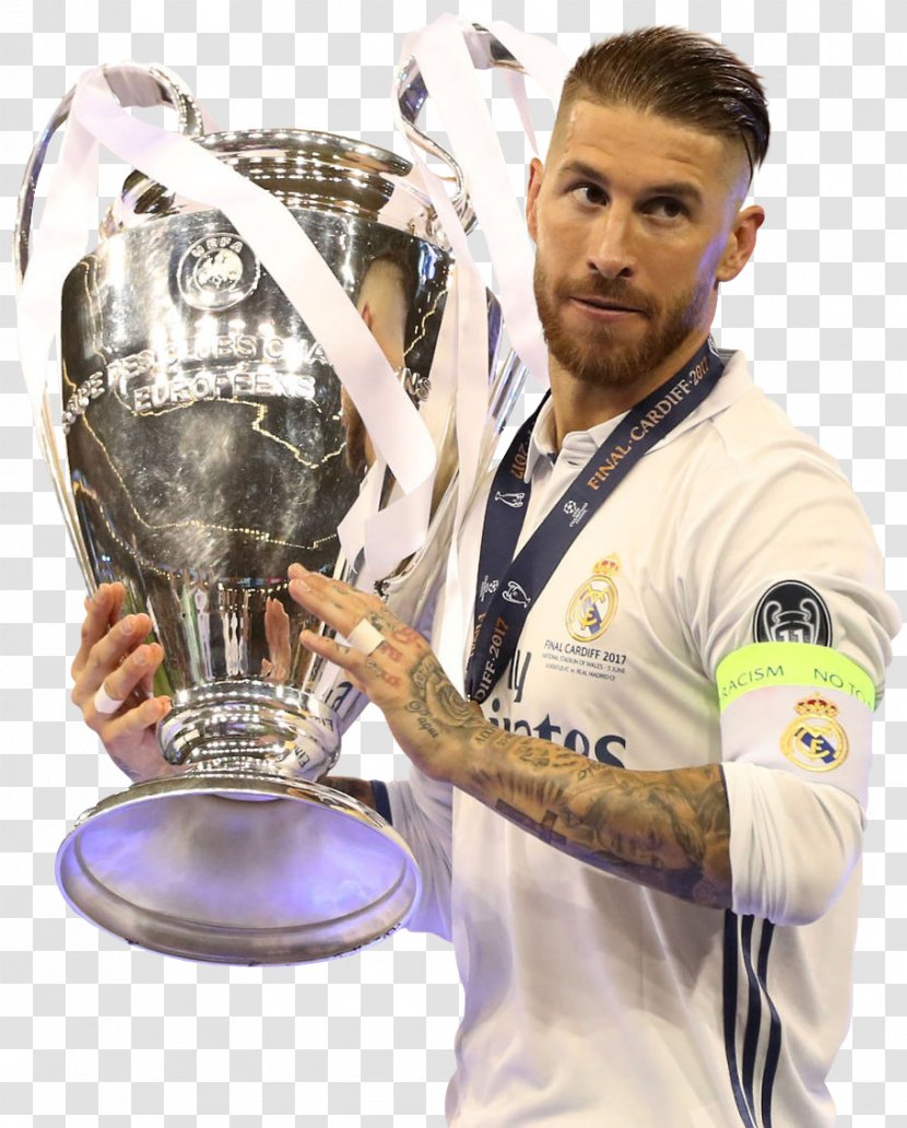 Sergio Ramos Real Madrid C.F. 2013–14 UEFA Champions League Juventus F.C. Hala - Trophy Transparent PNG