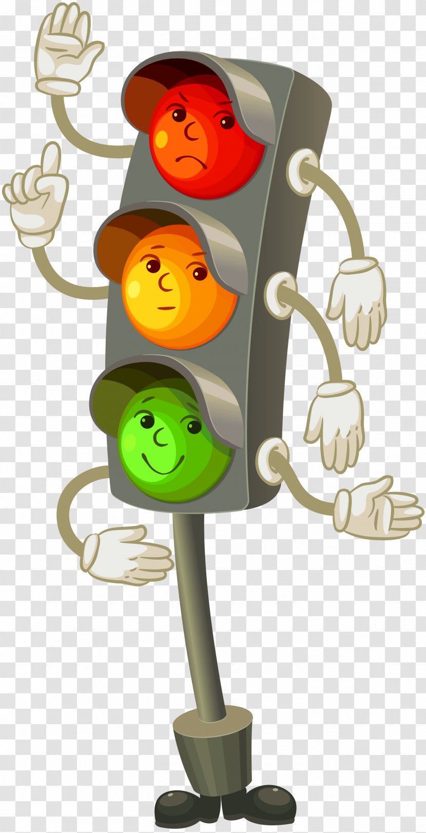 Traffic Light Cartoon Clip Art - Human Behavior Transparent PNG