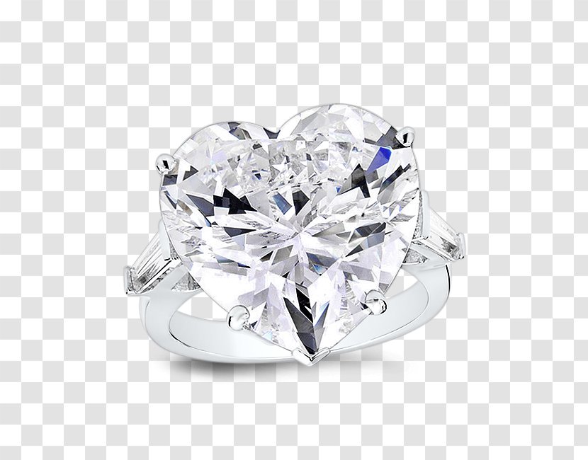 Cubic Zirconia Wedding Ring Cut Carat - Princess Transparent PNG