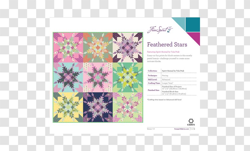 Lyn's Fine Needlework Patchwork Quilting Crochet Embroidery - Flower - Pink Pattern Transparent PNG