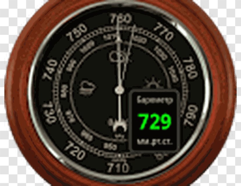 Aneroid Barometer Android Application Package Atmospheric Pressure - Cartoon Transparent PNG