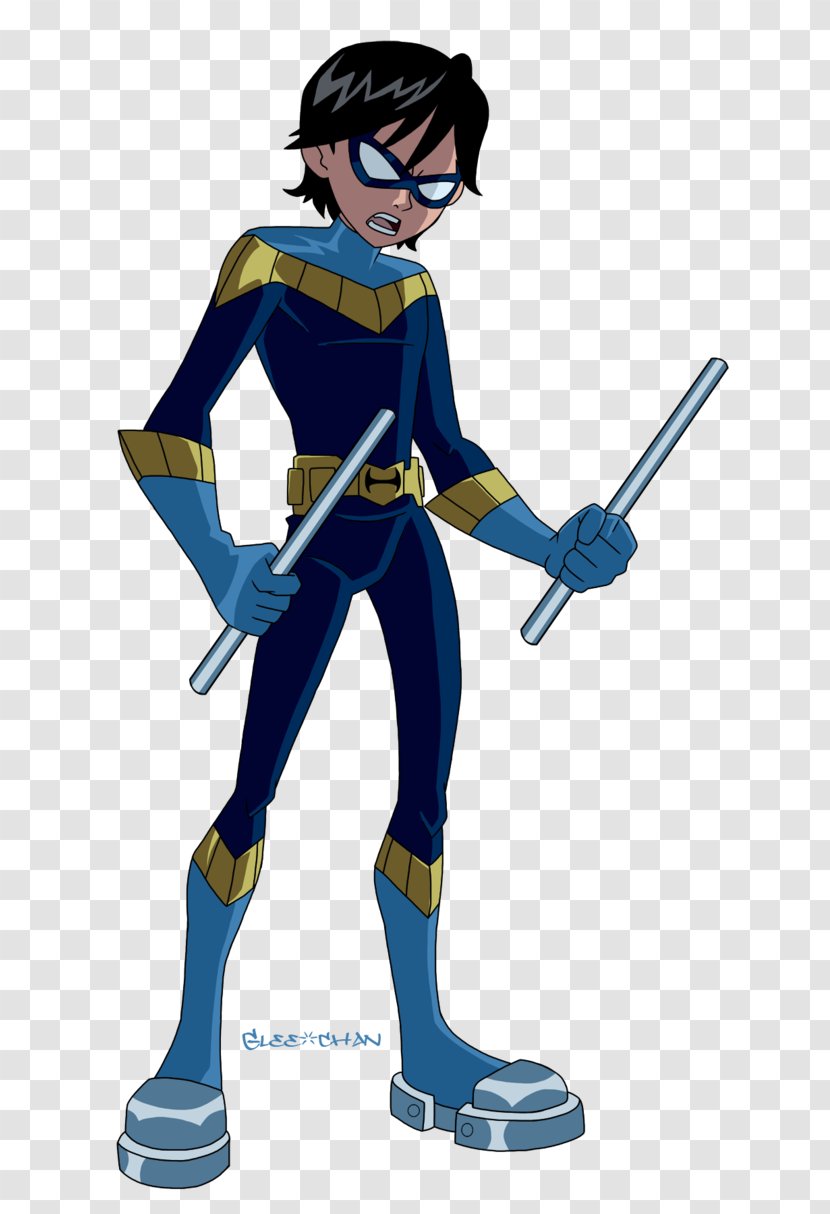 Dick Grayson Nightwing Cyborg Superhero Teen Titans - Cartoon Transparent PNG
