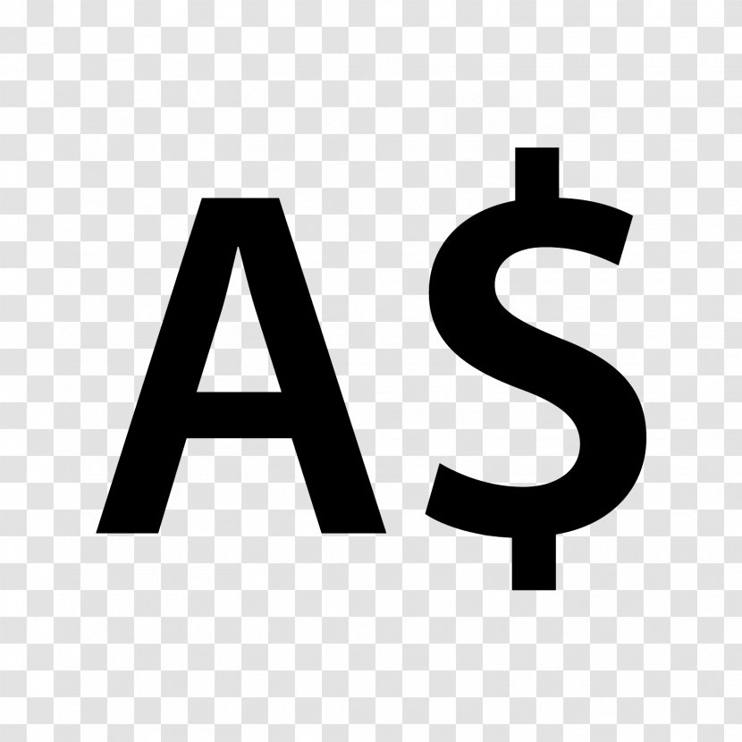 Currency Symbol Dollar Sign Australian - Canadian - W Transparent PNG