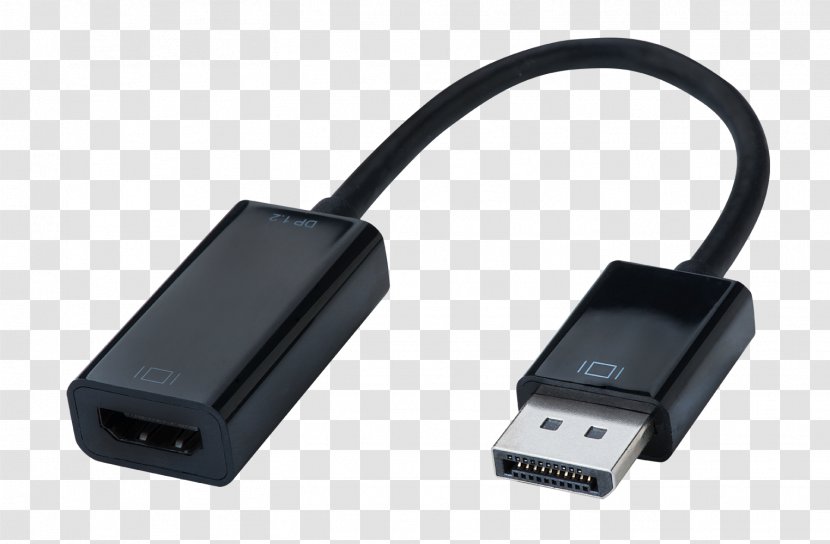 Mini DisplayPort HDMI Adapter Digital Visual Interface - Port Hole Transparent PNG
