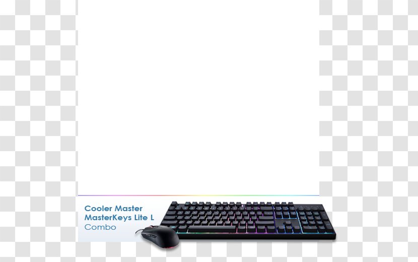 Computer Keyboard Cooler Master USB SGK-3040-KKMF1-US Mouse Keys Lite Gaming And Combo Cm Storm Masterkeys Clavier Backlit - Space Bar Transparent PNG