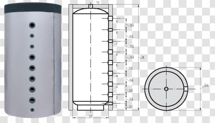 Cylinder Angle - Hardware Accessory - Design Transparent PNG