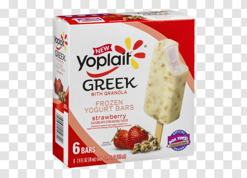 Frozen Yogurt Strawberry Ice Cream Greek Cuisine Flavor - Yoghurt Transparent PNG