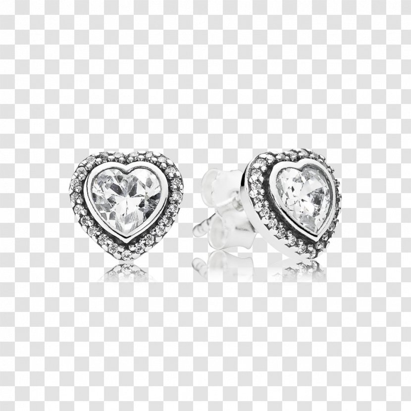 Earring Pandora Cubic Zirconia Online Shopping Jewellery - Factory Outlet Shop Transparent PNG