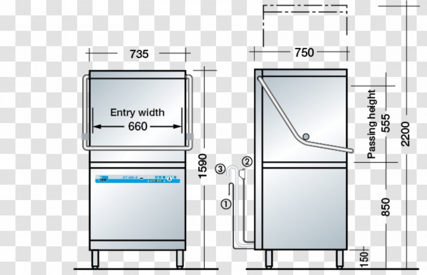 Dishwasher Tableware Washing Machines - Kitchenware - Table Transparent PNG