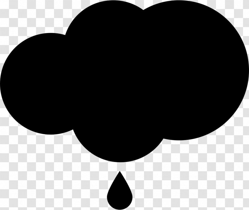 Rain Drop Symbol Cloud - Storm Transparent PNG