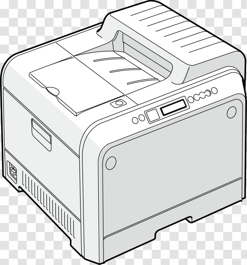 Line Printer Angle - Rectangle - Vector Transparent PNG