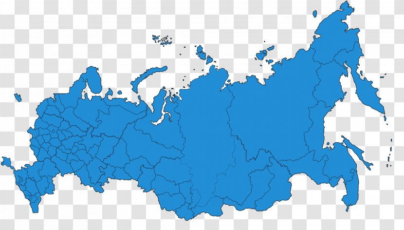 Russia World Map Physische Karte - Blue - 2018 Of Transparent PNG