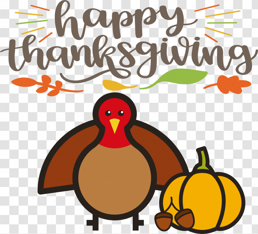 Happy Thanksgiving Turkey Transparent PNG