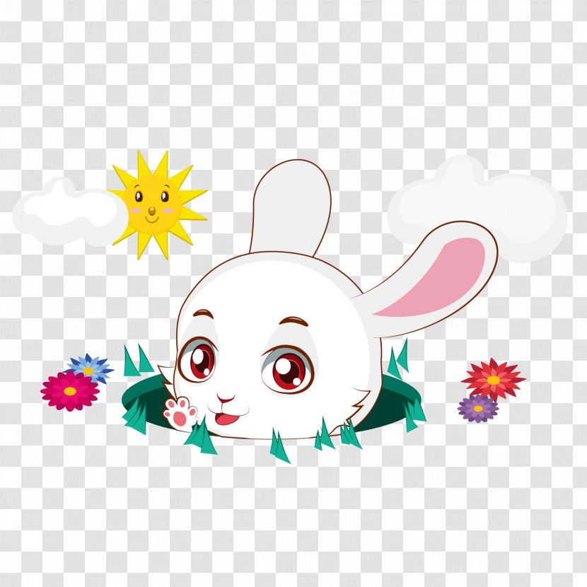 Rabbit Illustration - Art - Vector Bunny Transparent PNG