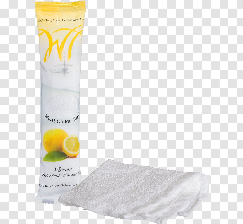 Hot Towel Cotton Wet Wipe Disposable - Lemon - Smile Transparent PNG