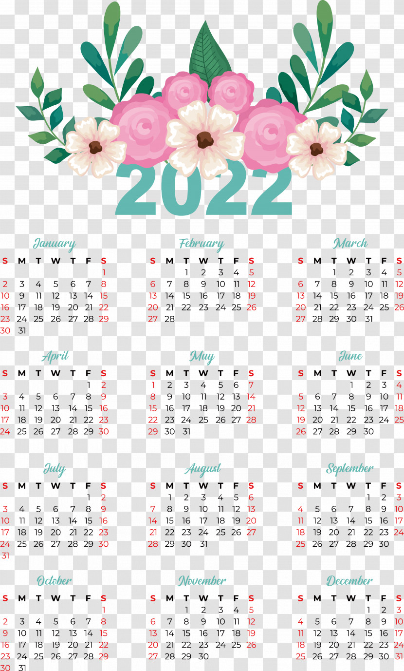 Flower Calendar Meter Plant Biology Transparent PNG