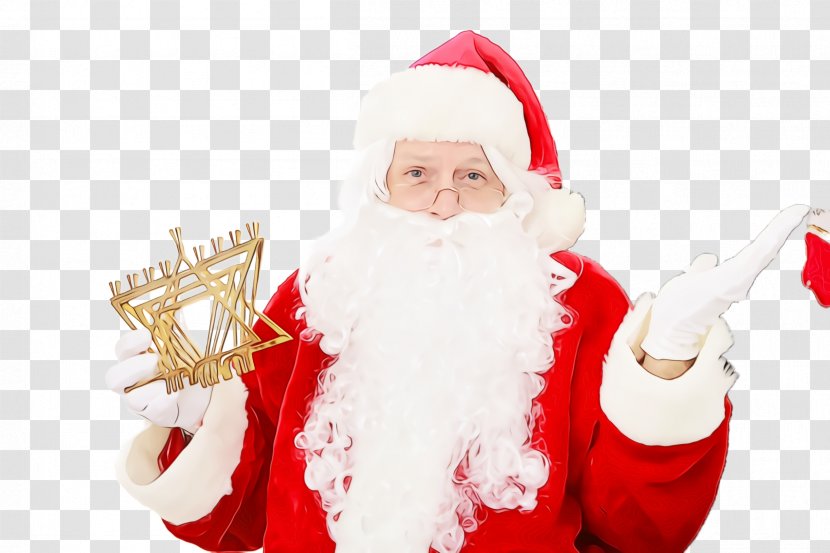 Santa Claus - Facial Hair - Beard Holiday Transparent PNG