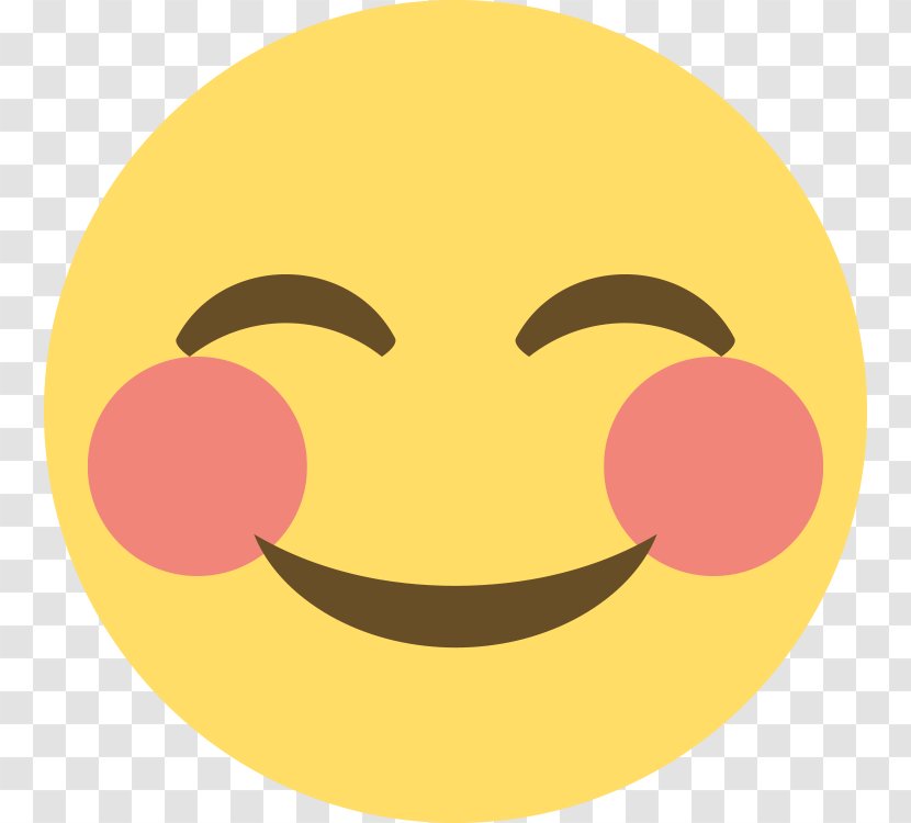 Face With Tears Of Joy Emoji Smiley - Blushing Transparent Background Transparent PNG