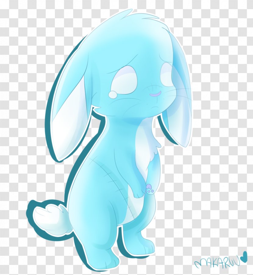 Rabbit Blue Hare Voting Turquoise - Rabits And Hares Transparent PNG