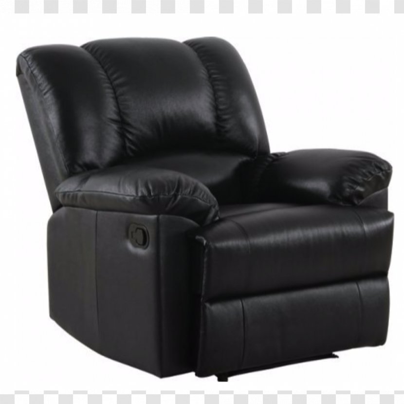 Recliner Chair Couch Furniture Living Room - Black Transparent PNG