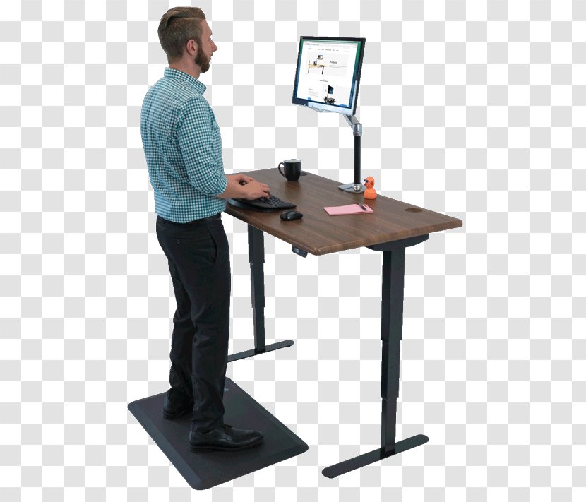 Standing Desk Treadmill Sit-stand - Office Supplies Transparent PNG