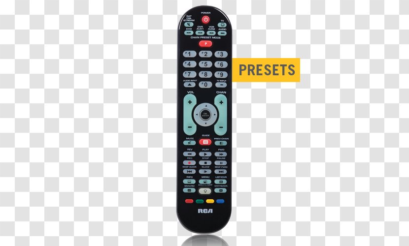 Universal Remote Controls Television RCA RCRN04GR - Rca Rcr503br - One For All Transparent PNG