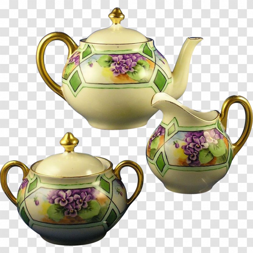 Teapot Tableware Porcelain Tea Set - Saucer - Flagon Transparent PNG