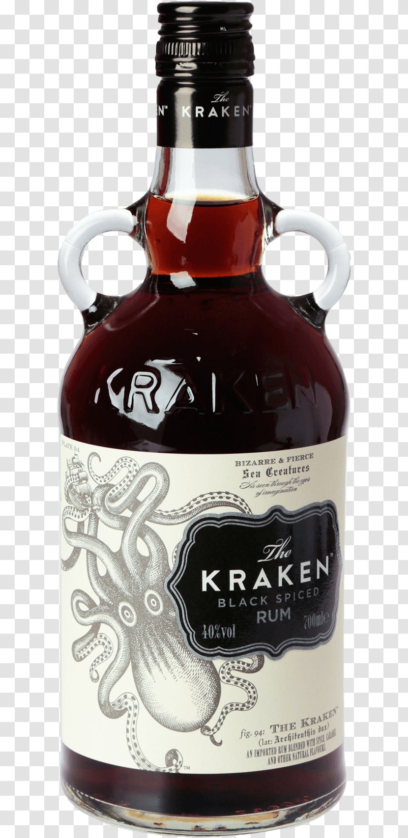 Liqueur Kraken Rum Wine Distilled Beverage - Whisky Transparent PNG