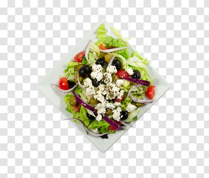 Greek Salad Vegetarian Cuisine Feta Recipe - Superfood - Salata Transparent PNG